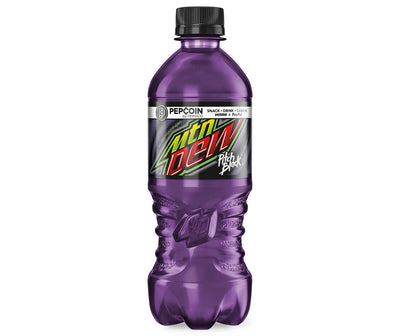 Mountain Dew Pitch Black Bottle 591ml - Case of 24