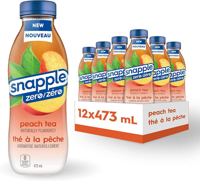 Snapple Peach Tea 473Ml 12Ct