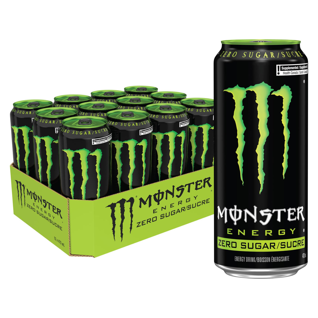 Monster Energy Zero Sugar 473ml - Case of 12