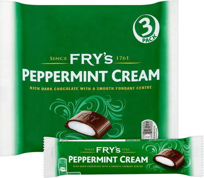 Fry's Peppermint Cream 3pack 49G - Case of 16 - UK