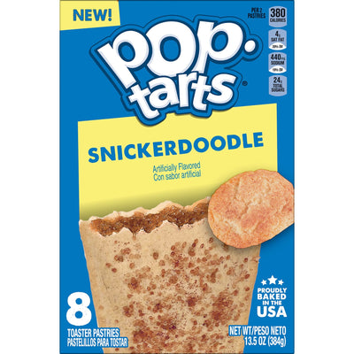 Pop Tarts Snickerdoodle 384g - Box of 8 Pastries