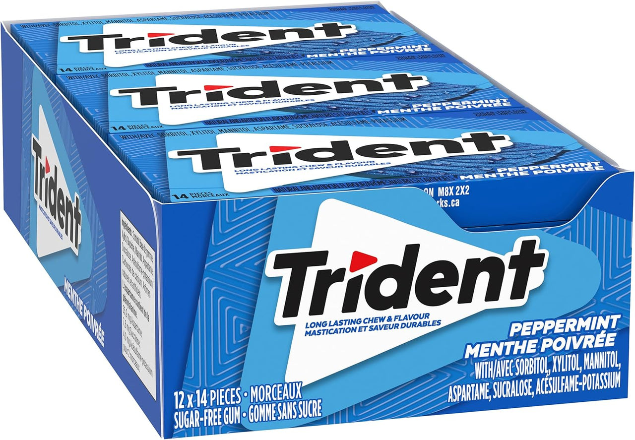 Trident Peppermint 14pcs - 12ct
