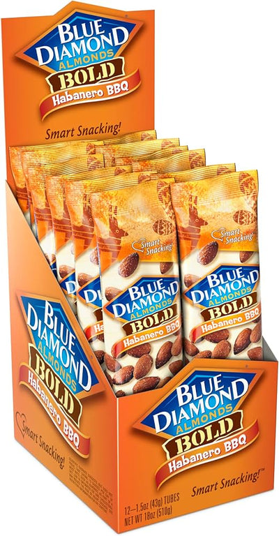 Blue Diamond Almonds Habanero BBQ 43g - 12ct