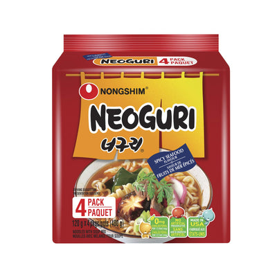 Nongshim Neoguri Spicy Noodle Soup 4 Pack - 4ct