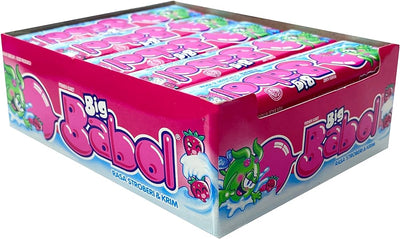 Big Babol Rasa Strawberry & Cream Gum - 20 Sticks