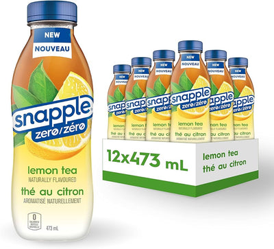 Snapple Zero Lemon Tea 473Ml 12Ct