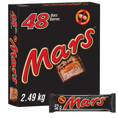 Mars Chocolate Bars 52g - 48ct
