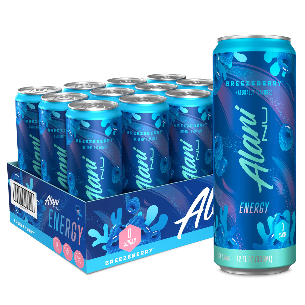 Alani Nu Breezeberry Energy Drink 355ml - (Case of 12)