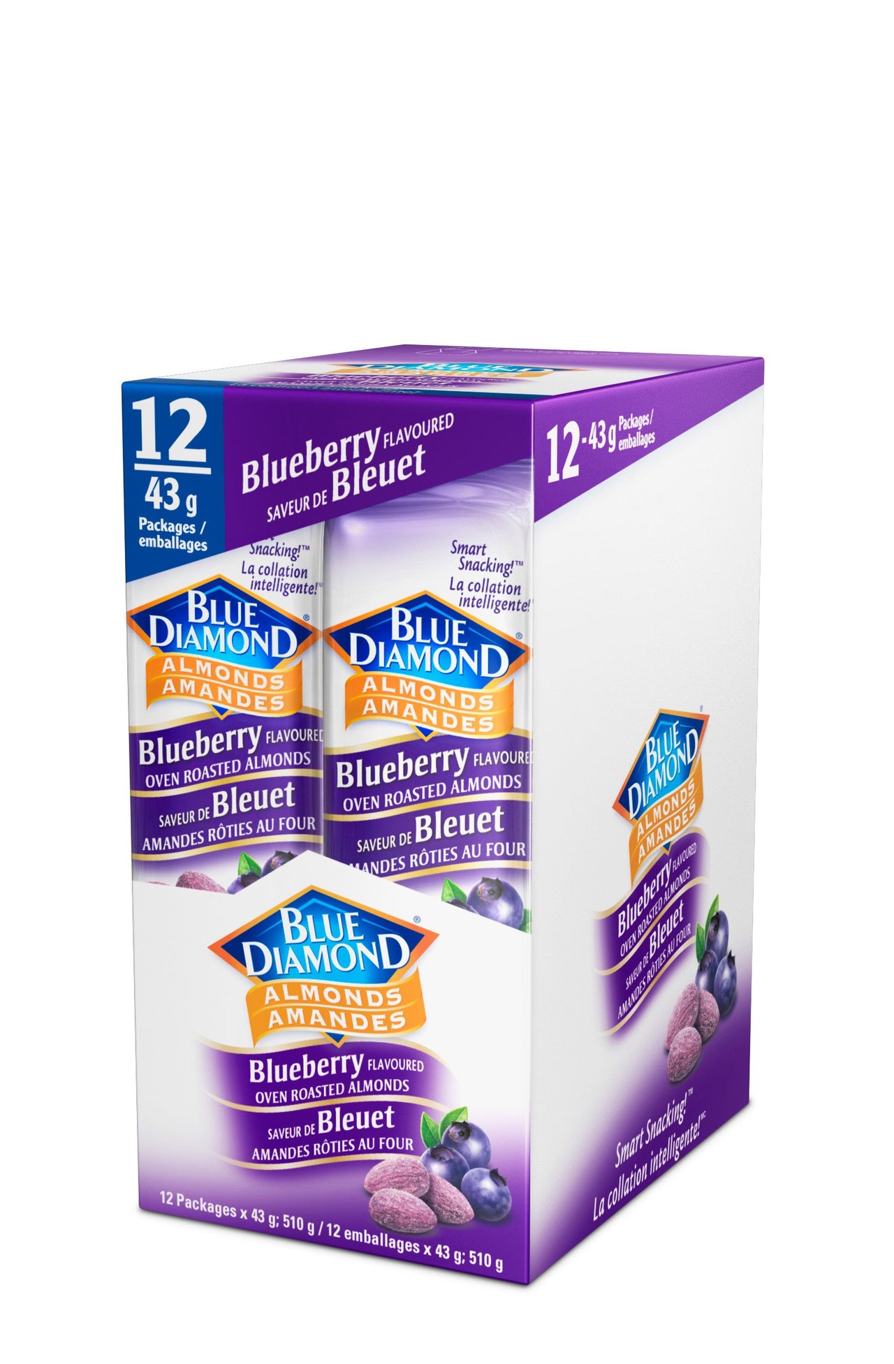 Blue Diamond Almonds Blueberry 43g - 12ct