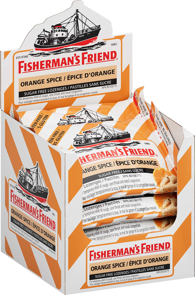 Fisherman’s Friend Orange Spice Cough Drops 16ct