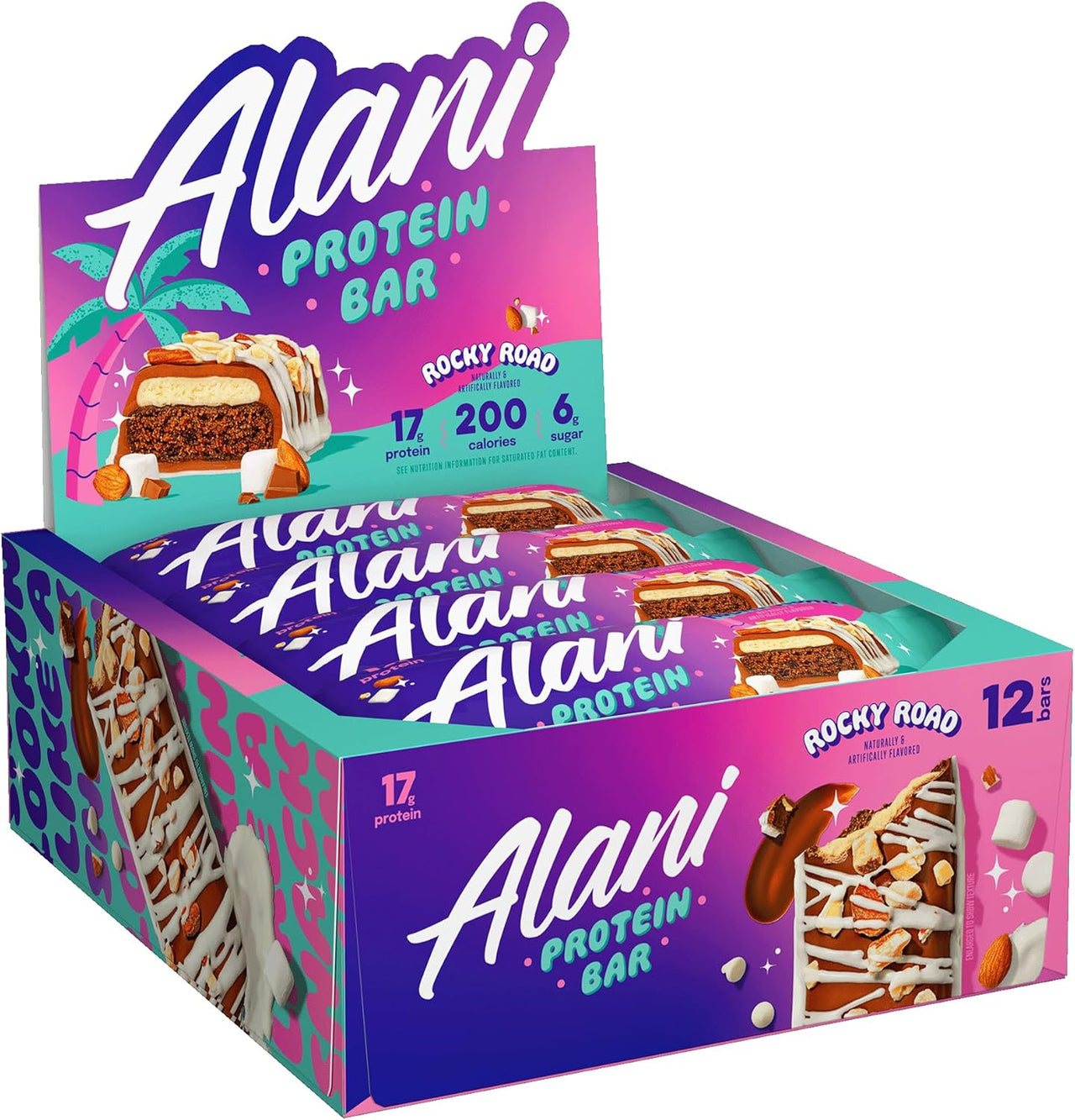 Alani Protein Bar Rocky Road 48g - 12ct