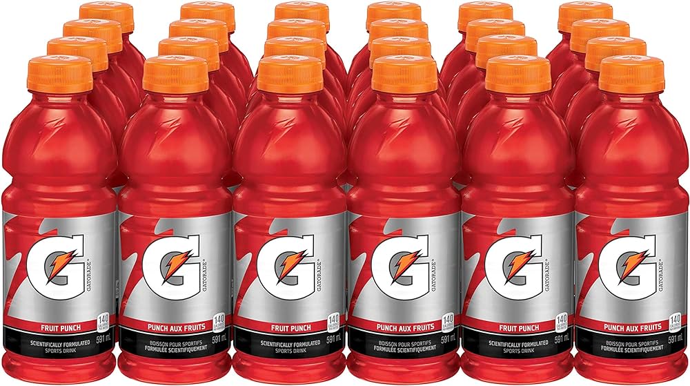 Gatorade G Fruit Punch 591Ml - 24 Pack