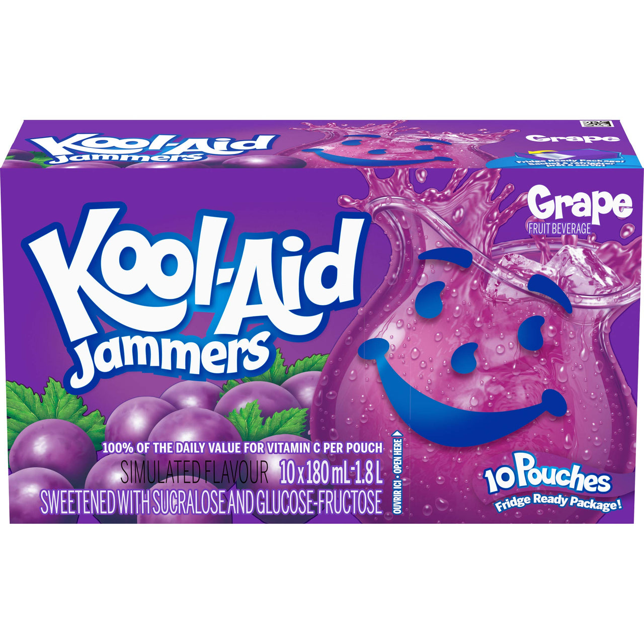 Kool-Aid Jammers Grape 180ml - Case of 10