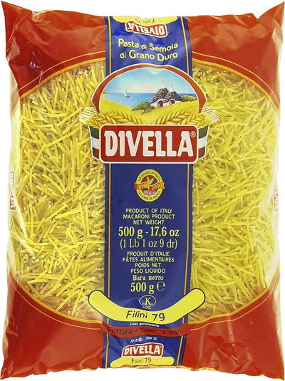 Divella Pasta Filini 500g - Case of 24 (Italy)