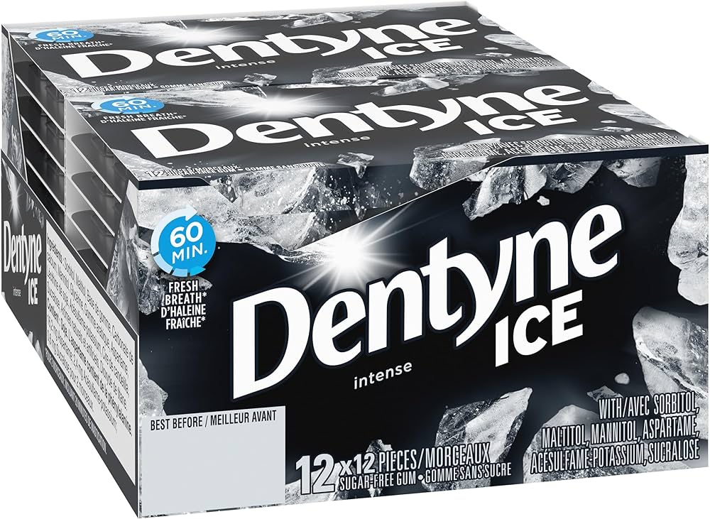 Dentyne Ice Intense Gum - 12ct (Canada)