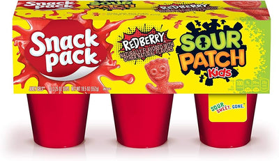 Snack Pack Sour Patch Kids Redberry 552g (Case of 8)