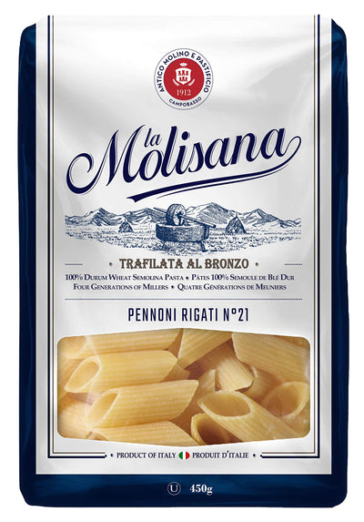 La Molisana Pennoni Rigati 450g - Case of 12