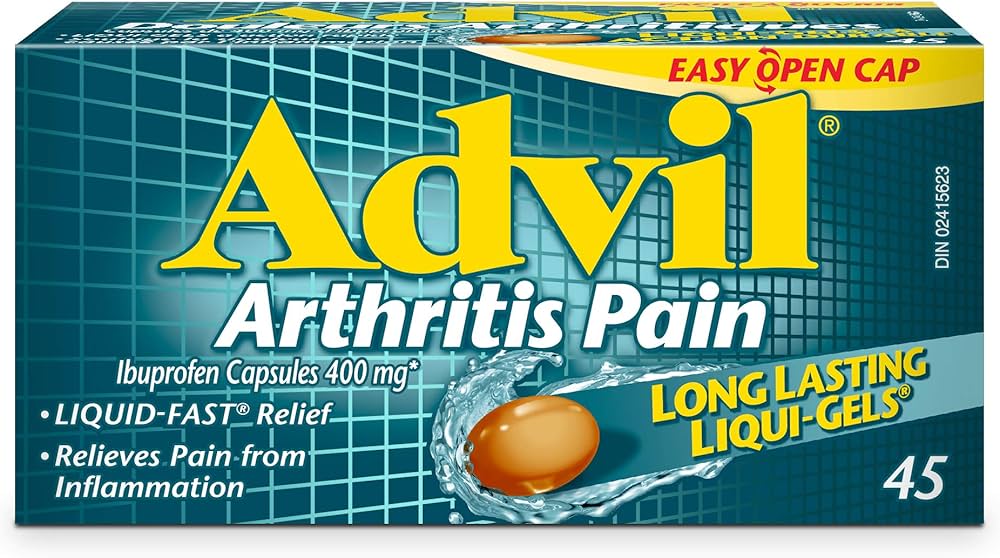 Advil Arthritis Pain Long Lasting Liqui-gels 45 Capsules 400mg - 3ct