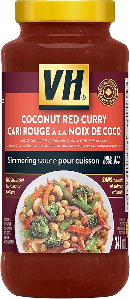 VH Coconut Red Curry Sauce 341ml - Case of 12