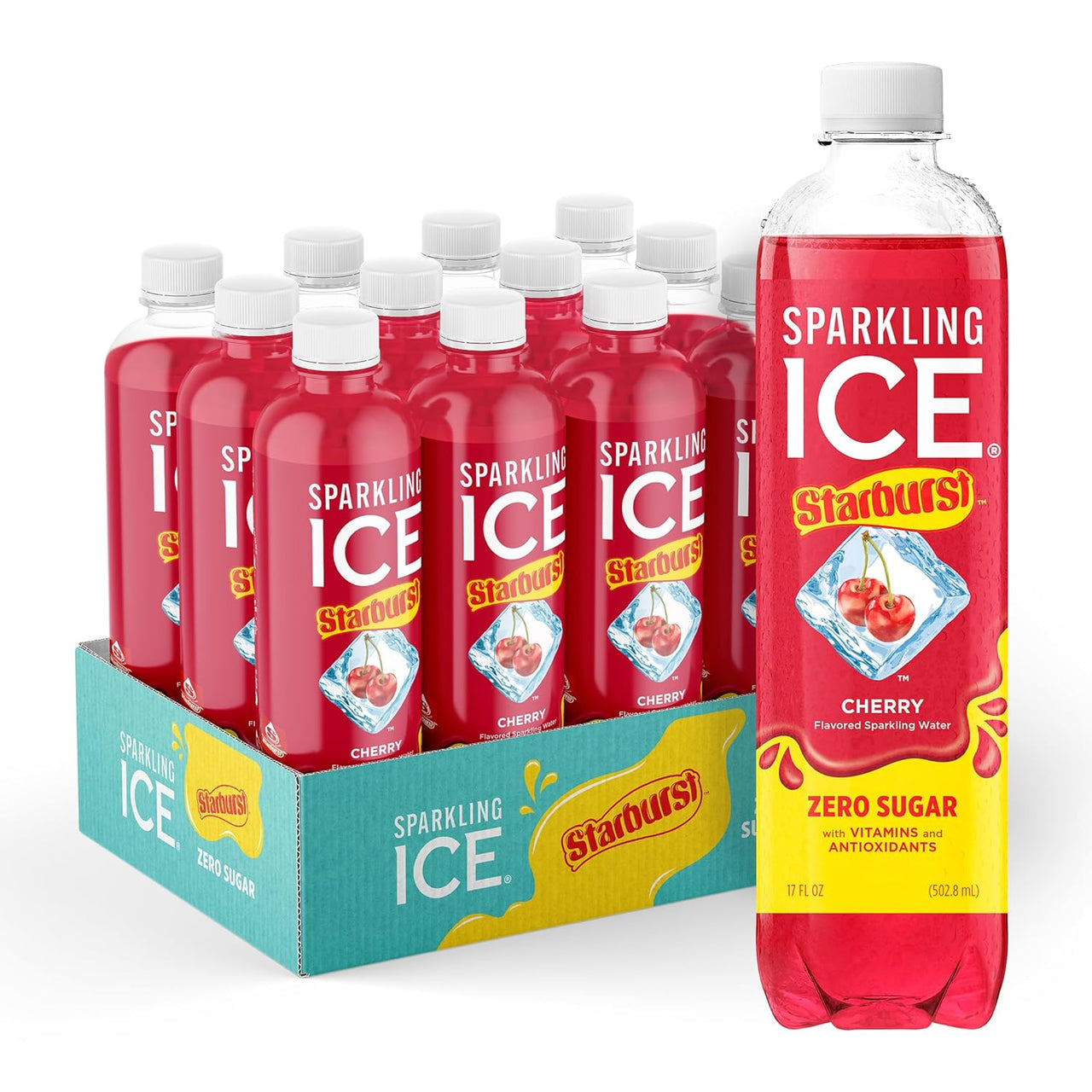 Sparkling Ice Zero Starburst Cherry 503ml - Case of 12