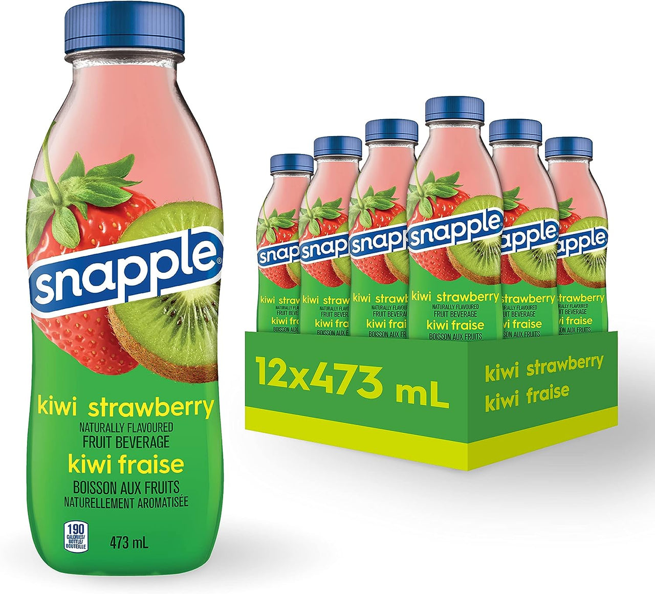 Snapple Kiwi Strawberry 473Ml 12Ct