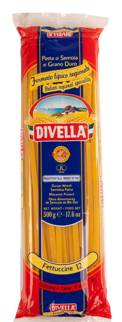 Divella Pasta Fettuccine 500g - Case of 24 (Italy)