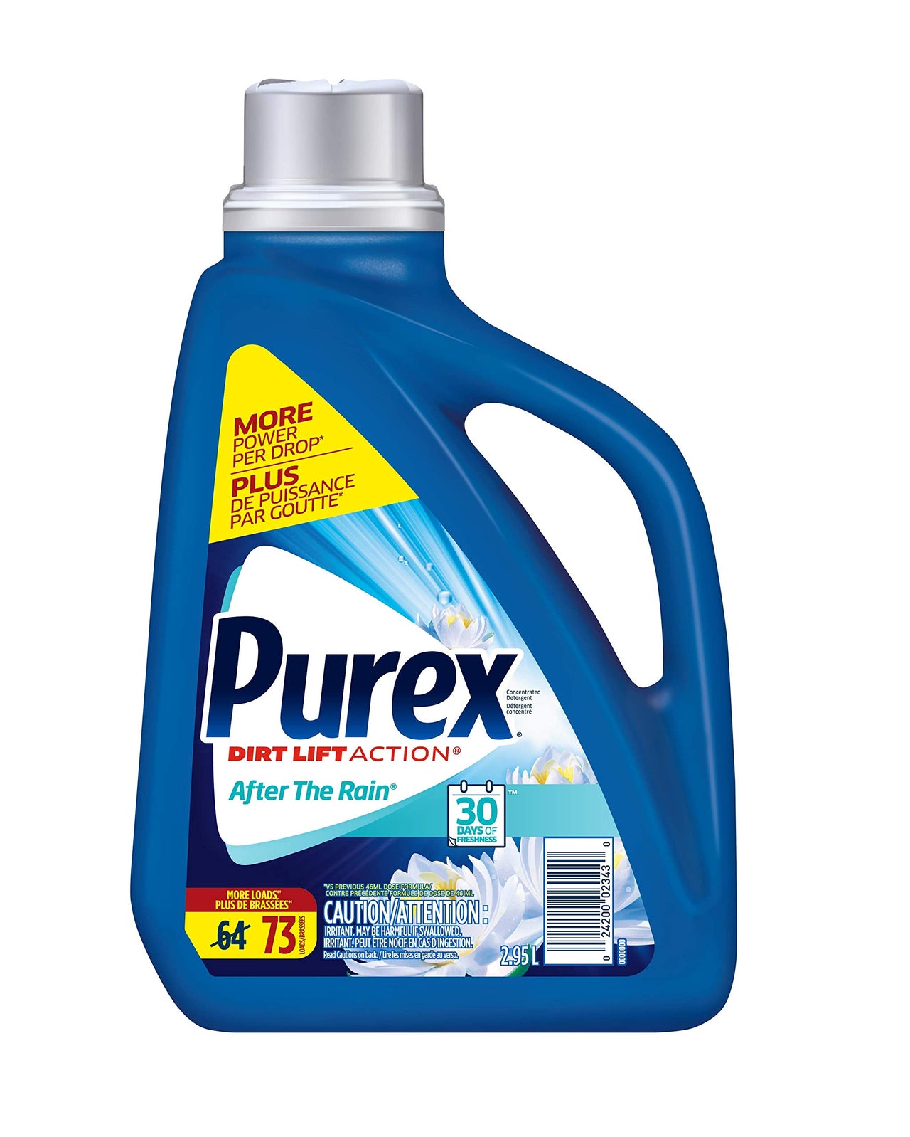 Purex 4 In 1 After The Rain Laundry Detergent 2.95L - Case of 6