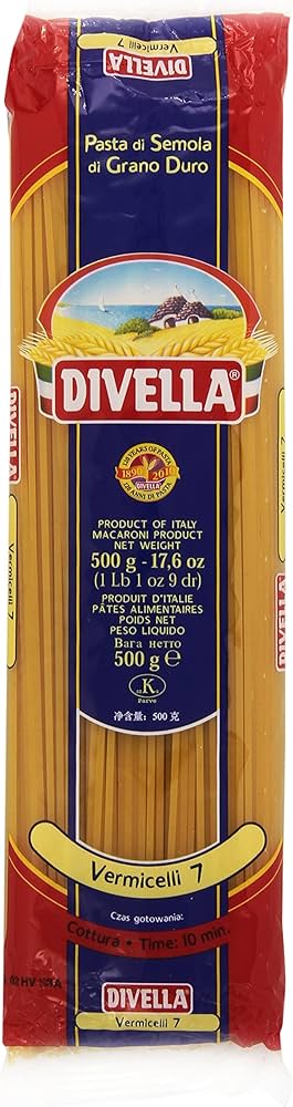 Divella Pasta Vermicelli 500g - Case of 24 (Italy)