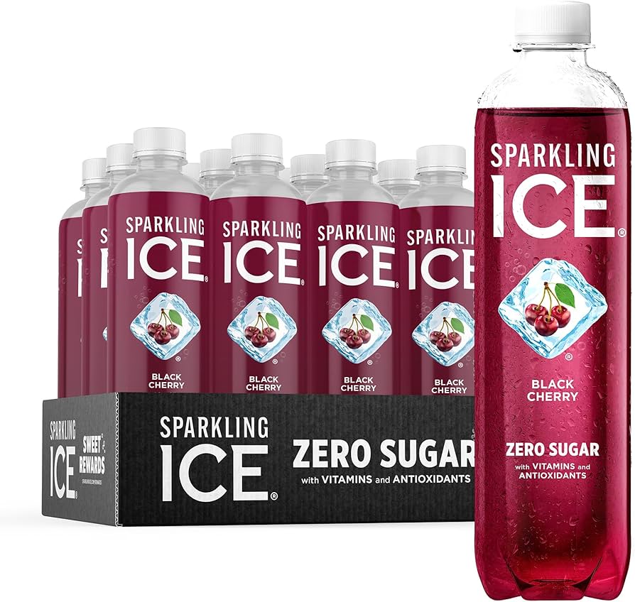 Sparkling Ice Zero Sugar Zero Calories Black Cherry 503ml (12 Pack)