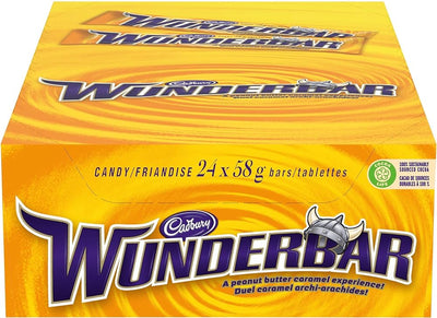 Cadbury Wunderbar Bars 58g - 24ct