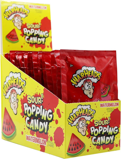 Warheads Sour Watermelon Popping Candy - 20ct