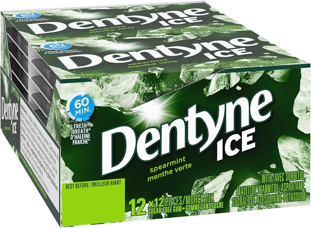 Dentyne Ice Spearmint Gum - 12ct (Canada)