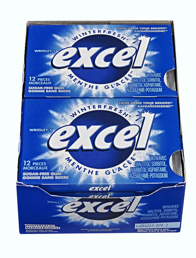 Excel Winterfresh Pellet Gum - 12ct