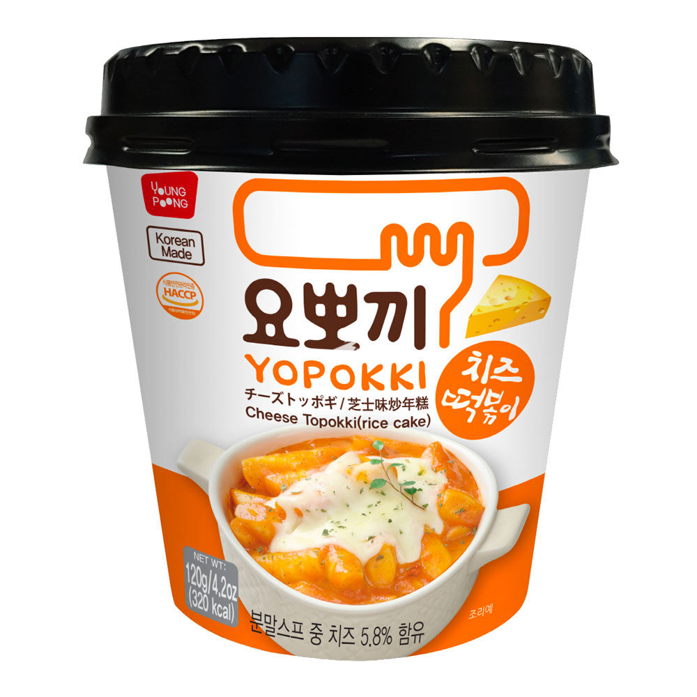 Yopokki Cheese Topokki 120g - Case of 12