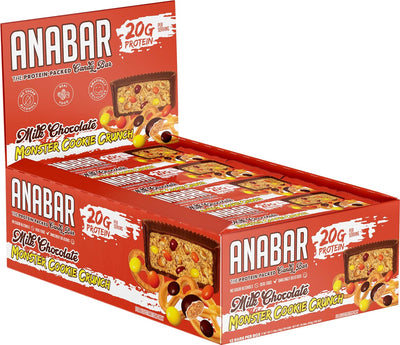 Anabar Protein Bar Monster Cookie Crunch 65g - Box of 12