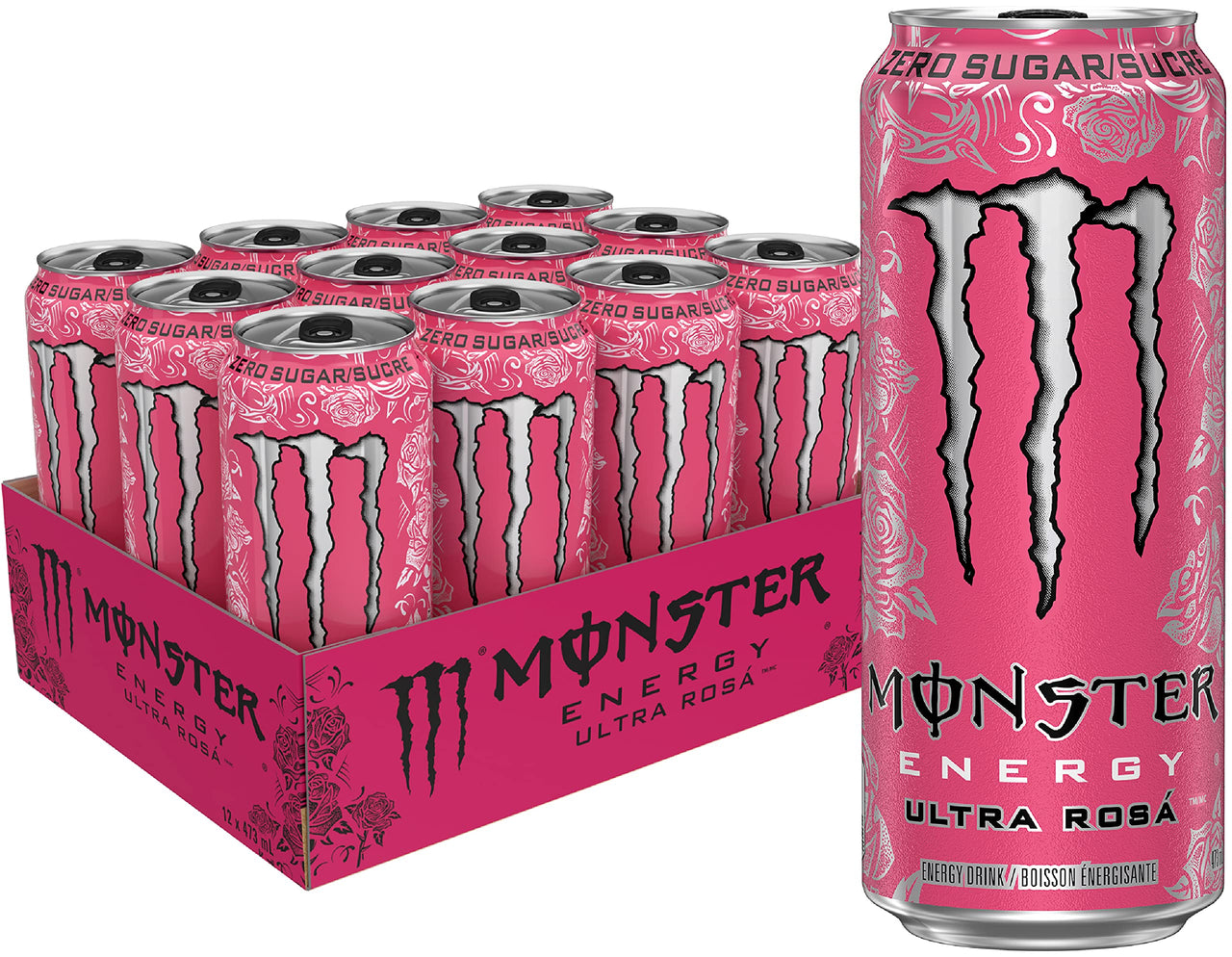 Monster Energy Ultra Rosá 473ml (12 pack)