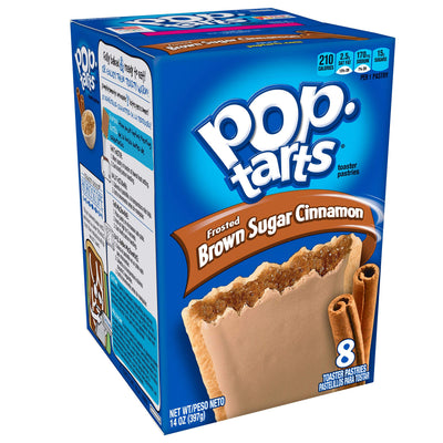 Pop Tarts Frosted Brown Sugar Cinamon 384g - Box of 8 Pastries