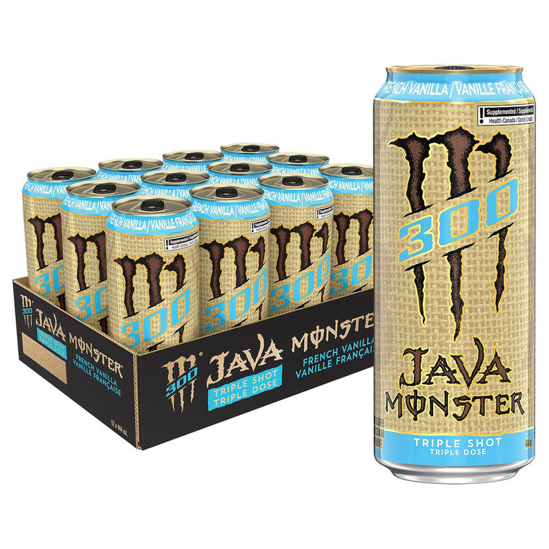 Java monster 300 Triple Shot French Vanilla 444ml (12 pack)