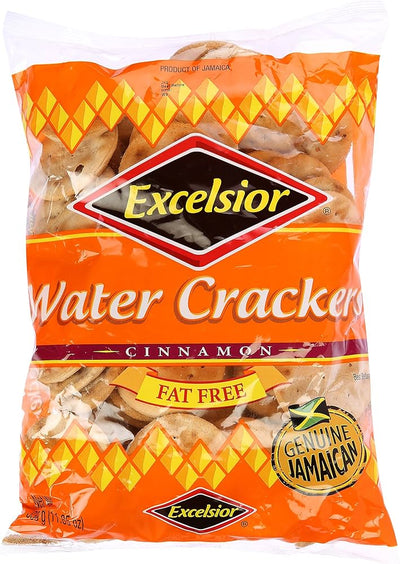 Excelsior Jamaican Water Crackers Cinnamon 300g
