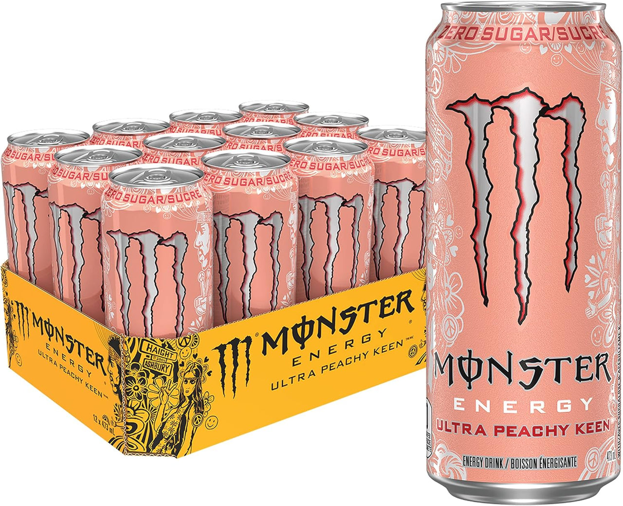 Monster Energy Ultra Peachy Keen 473ml (12 pack)