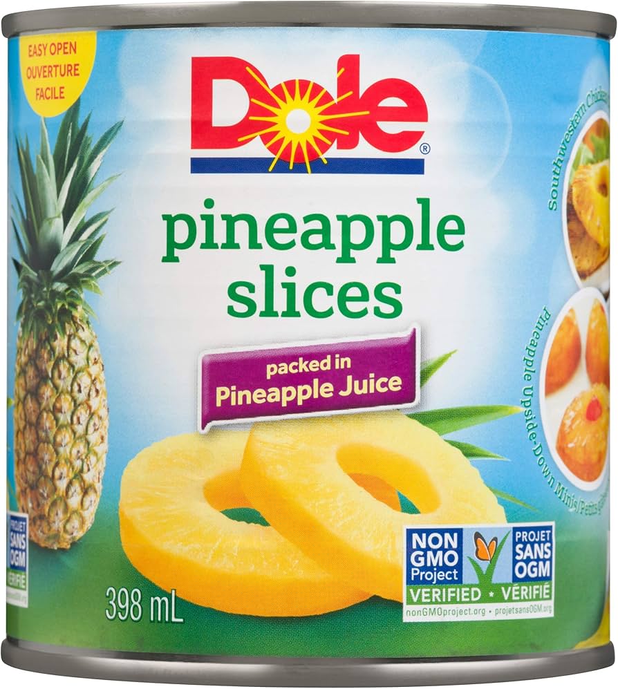 Dole Pineapple Slices 398ml (24 Pack)