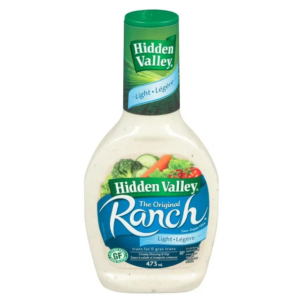 Hidden Valley Ranch Original Light 473ml - Case of 6