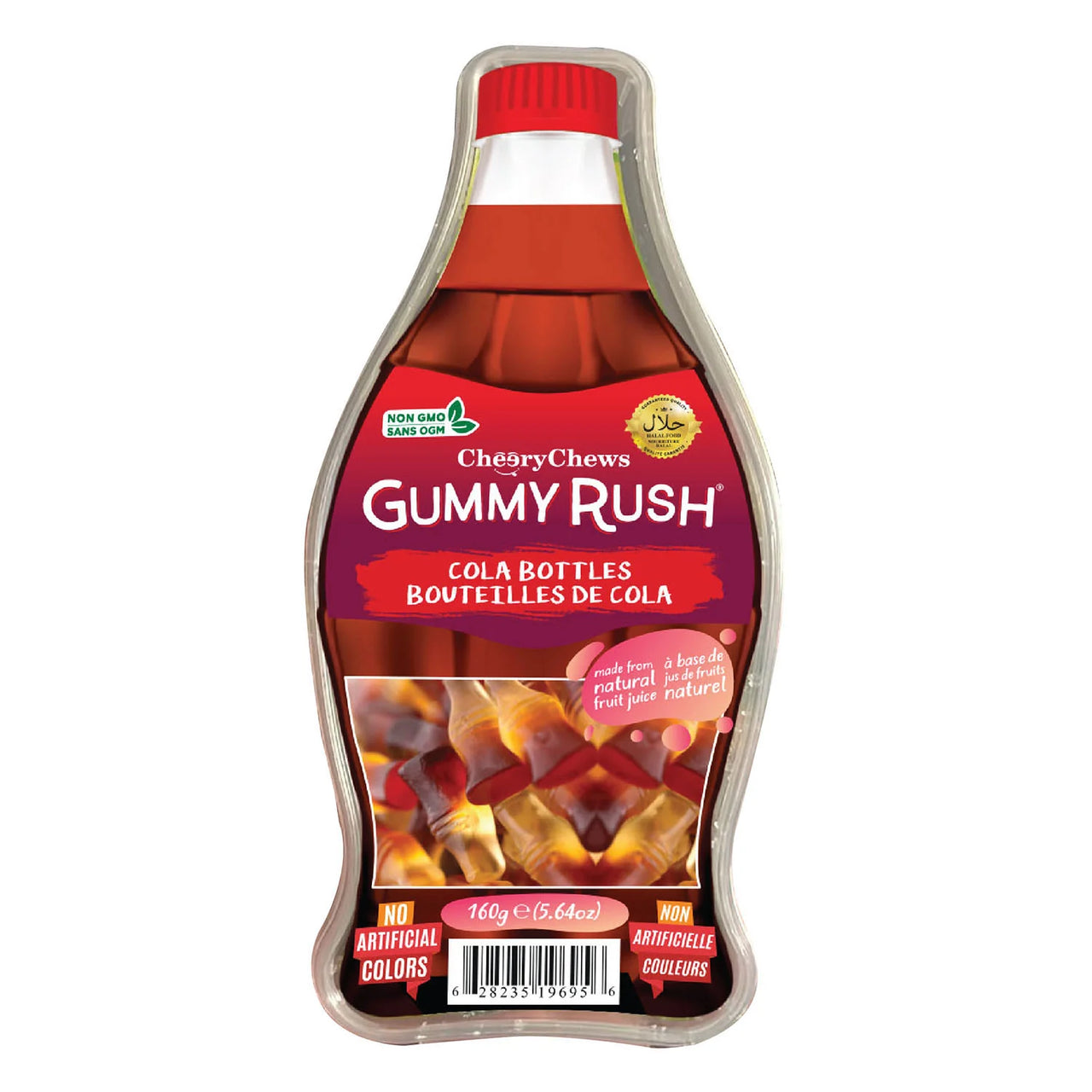 Gummy Rush Cola Bottles 160g