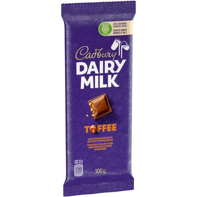 Cadbury Dairy Milk Toffee Bars - 21ct
