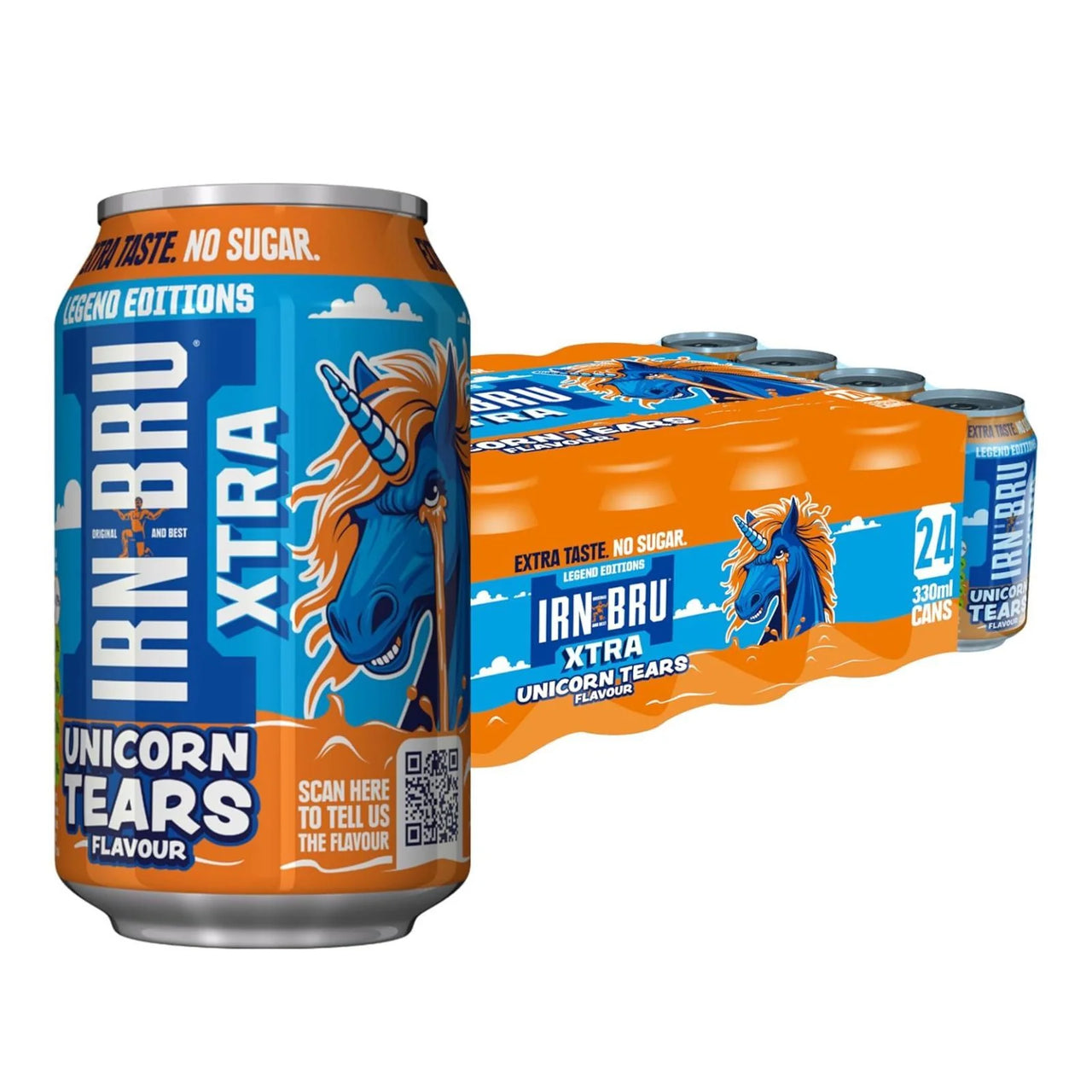 Barr IRN-BRU XTRA Unicorn Tears 330ml - Case of 24 (UK)