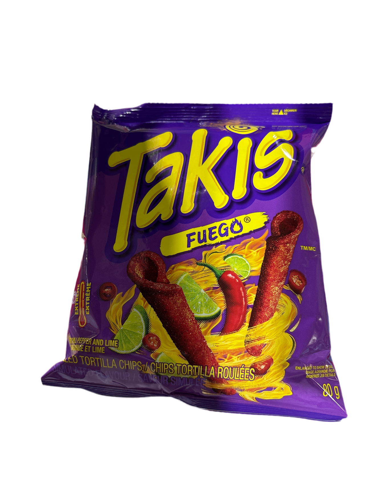 Takis Fuego 80g - Case of 18 (BB:Dec-15-25)
