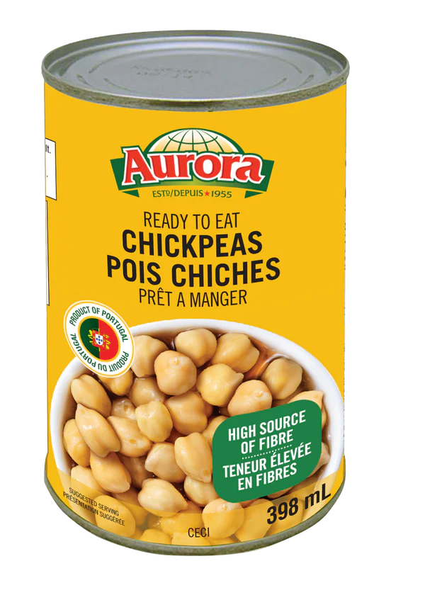 Aurora Chickpeas 398ml - Case of 12