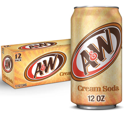 A&W Cream Soda 355ml - Case of 12