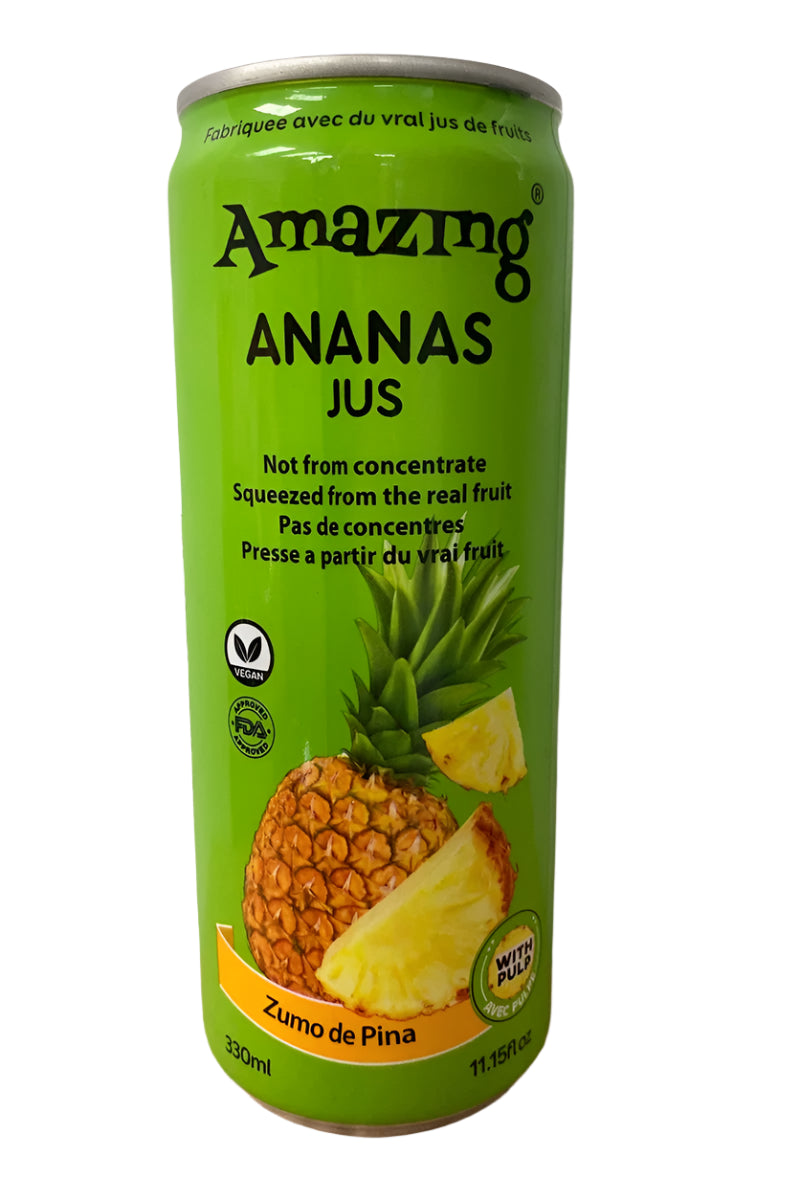 Amazing Pineapple Juice 330ml - Case of 24