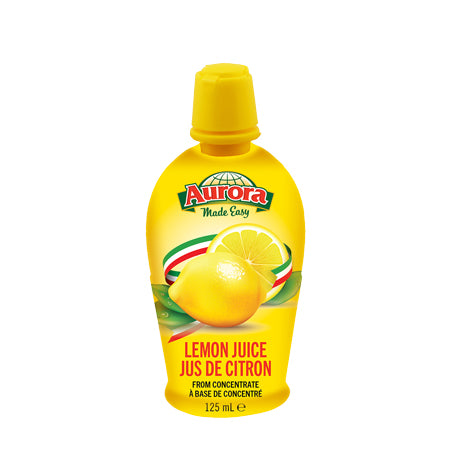 Aurora Lemon Juice 125ml - Case of 24
